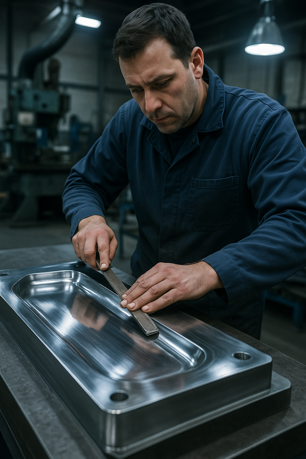 Aggiustaggio stampi in acciaio